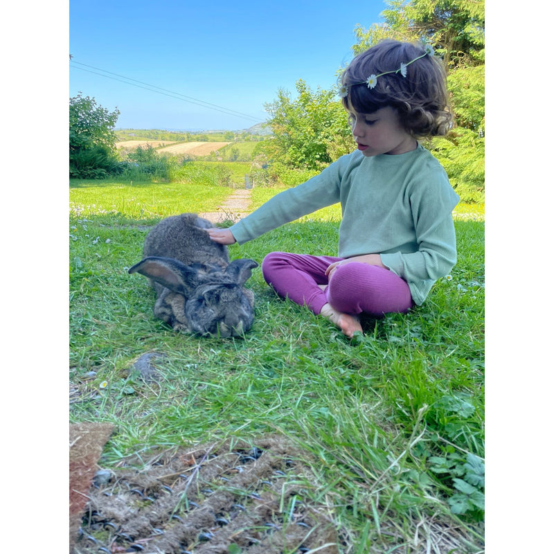 Sage Green Waffle Cotton Set - Slugs & Snails