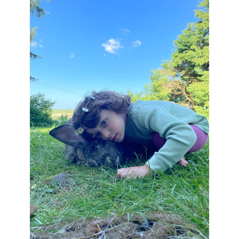 Sage Green Waffle Cotton Set - Slugs & Snails