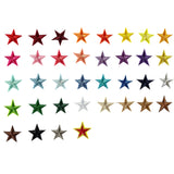 Stars Iron On Patches - small - Slugs & Snails