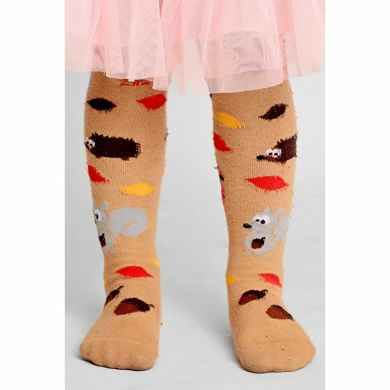 Autumn Kids Tights - Slugs & Snails