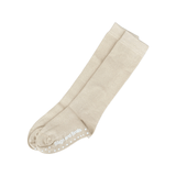 Block Colour Knee Socks - Earth Tones - Oat/Leopard - Slugs & Snails