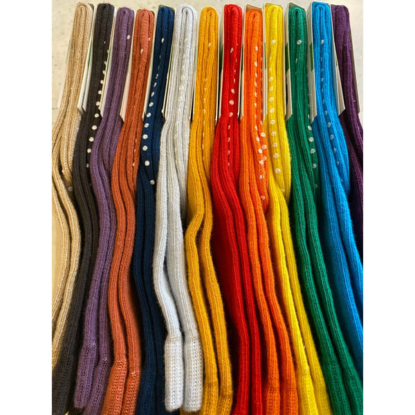 Block Colour Knee Socks - Rainbow - Emerald Green - Slugs & Snails