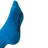 Blue Adult Block Colour Tights - Slugs & Snails