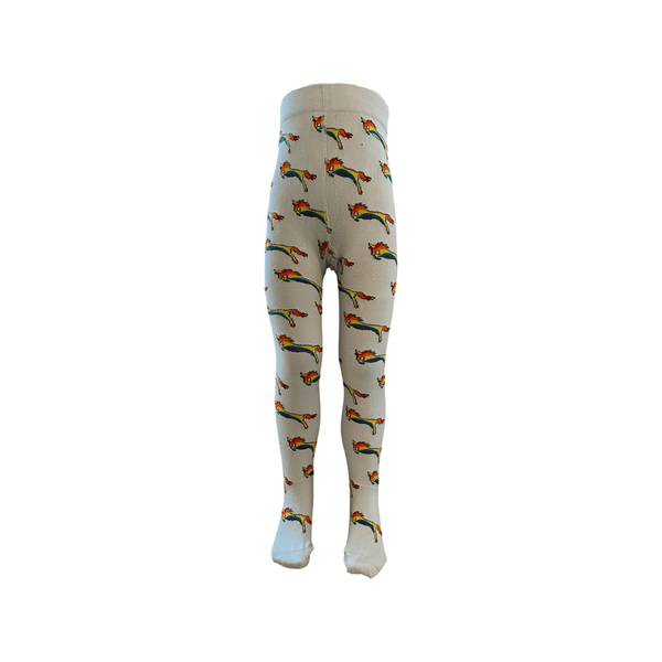 Evie Unicorn Kids Tights - Slugs & Snails