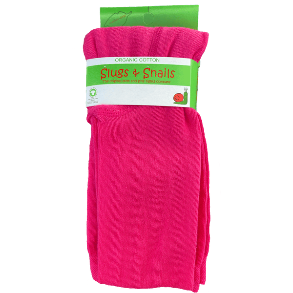 NEW SEASON Fuchsia Pink Adult Block Colour Tights - Slugs & Snails