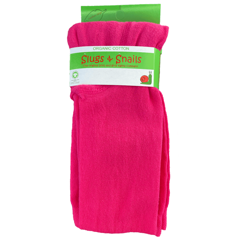 NEW SEASON Fuchsia Pink Adult Block Colour Tights - Slugs & Snails