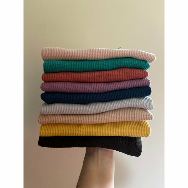 Oat (light beige) Waffle Cotton Set - Slugs & Snails