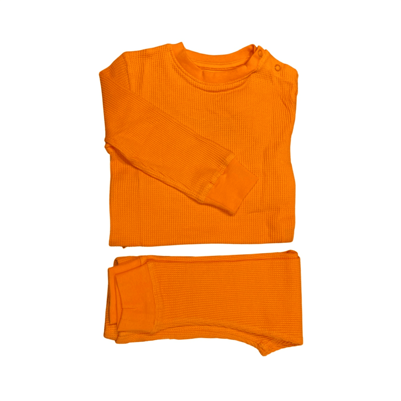 Orange Peel Waffle Cotton Set - Slugs & Snails