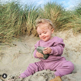 Plum Jam Waffle Cotton Set - Slugs & Snails