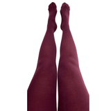 Purple Adult Block Colour Tights - Slugs & Snails