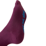 Purple Adult Block Colour Tights - Slugs & Snails