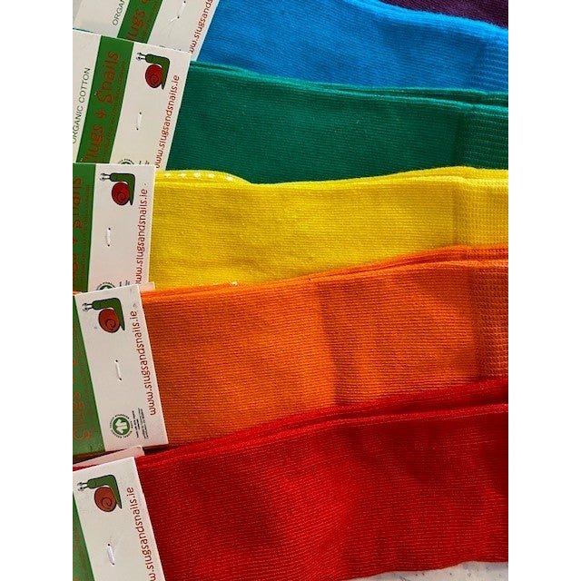 Rainbow Box of Socks - 6 pairs - Slugs & Snails