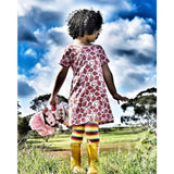 Rainbow Footless Tights - Slugs & Snails