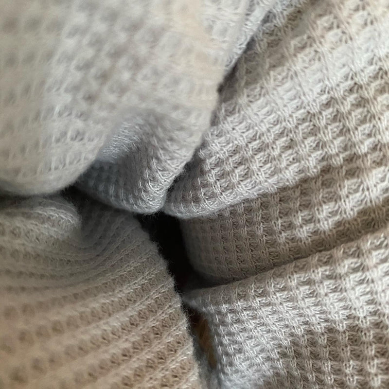 Raincloud Light Grey Waffle Cotton Set - Slugs & Snails