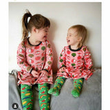 Retro Kids Tights - Slugs & Snails
