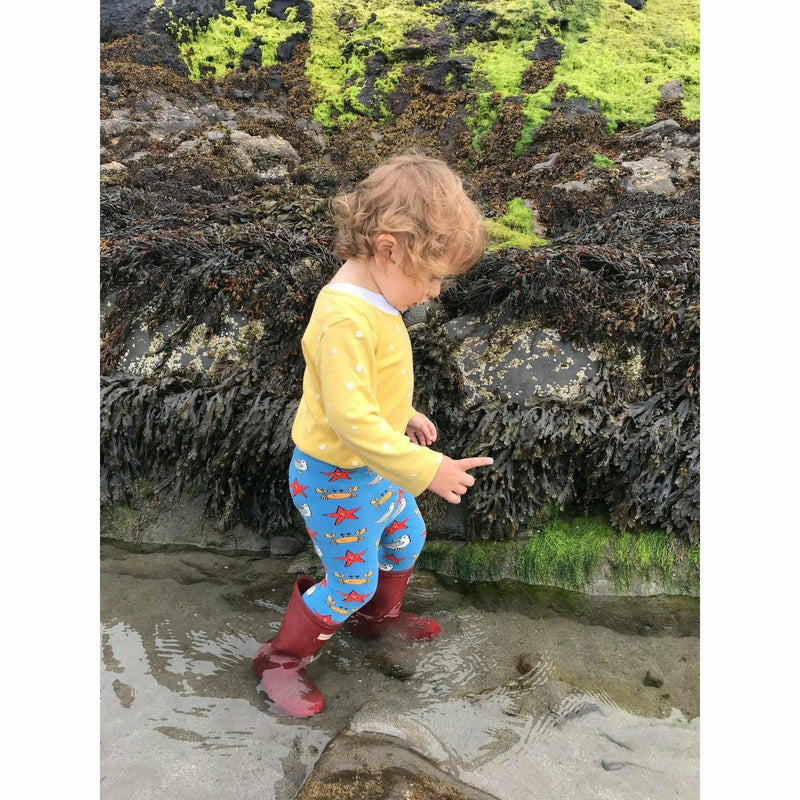 Seaside Kids Tights - Slugs & Snails