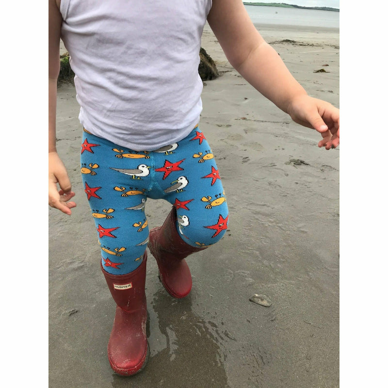 Seaside Kids Tights - Slugs & Snails