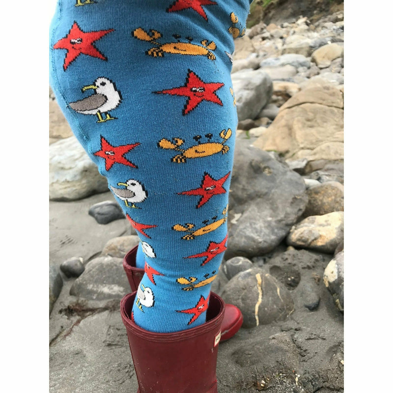 Seaside Kids Tights - Slugs & Snails
