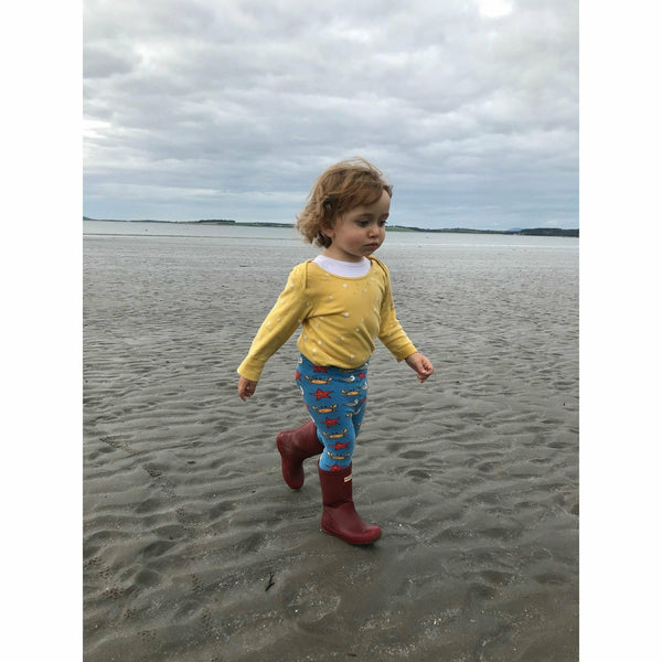 Seaside Kids Tights - Slugs & Snails