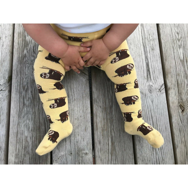 Sloth Kids Tights - Slugs & Snails
