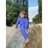 Very Peri (lavender blue) Waffle Cotton Set - Slugs & Snails