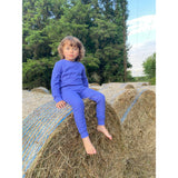 Very Peri (lavender blue) Waffle Cotton Set - Slugs & Snails