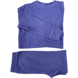 Very Peri (lavender blue) Waffle Cotton Set - Slugs & Snails