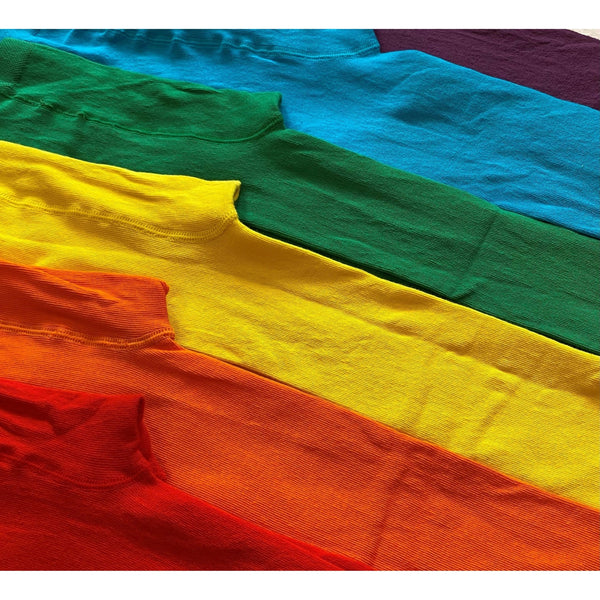 Yellow Kids' Block Colour Tights - Slugs & Snails